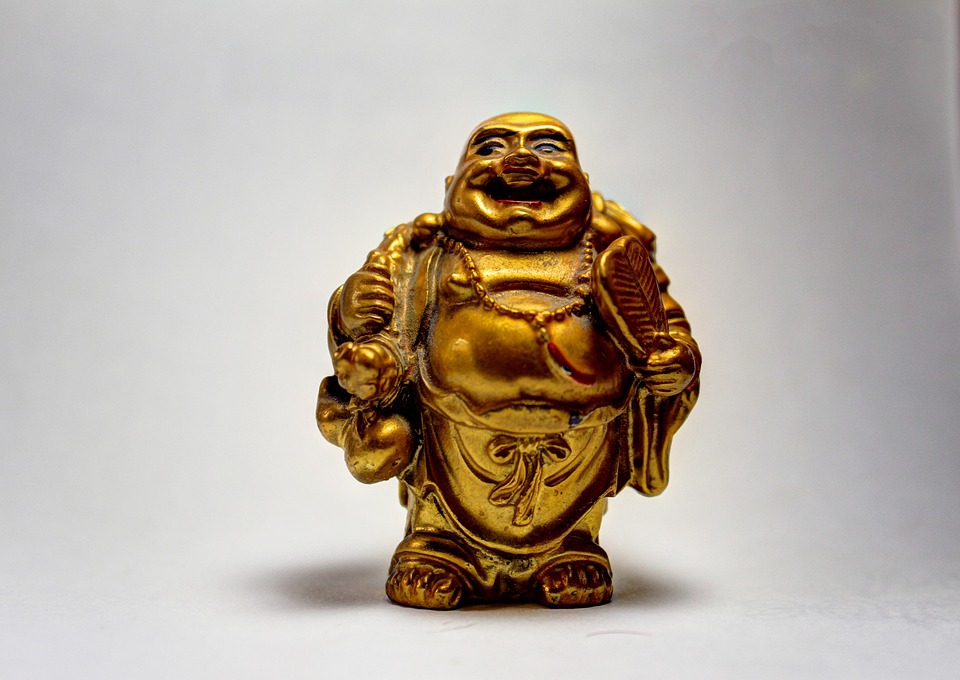 Lachen, Boeddha, Standbeeld, Boeddhisme, Beeldhouwkunst