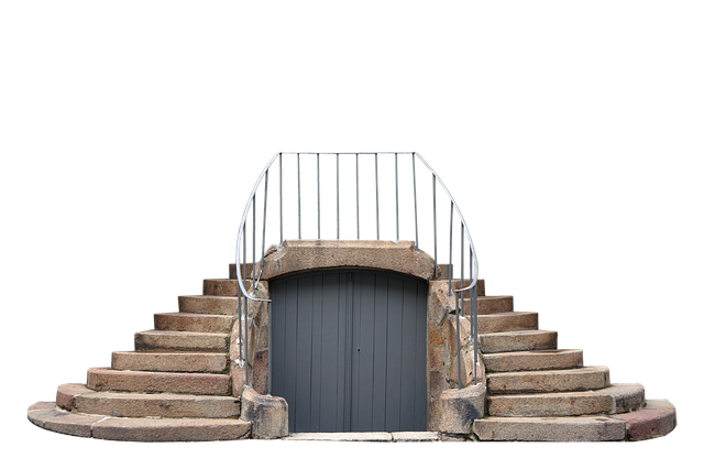 Free stair staircase exterior illustration