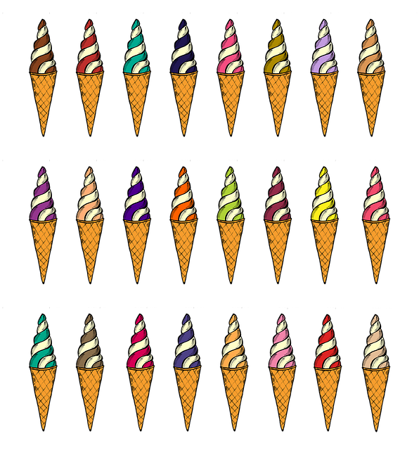 Free ice cream nanuk cone illustration