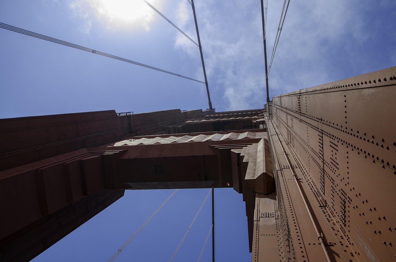 HANSEPUZZLE Golden Gate Bridge Puzzle – 1000 Teile, Reise-Motiv, Mit Aufbewahrungsbeutel