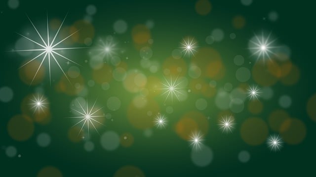 Free christmas green decoration illustration