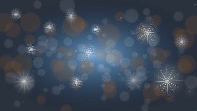 Free christmas blue decoration illustration