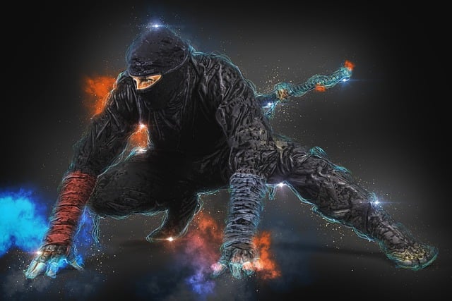 Free ninja man male illustration