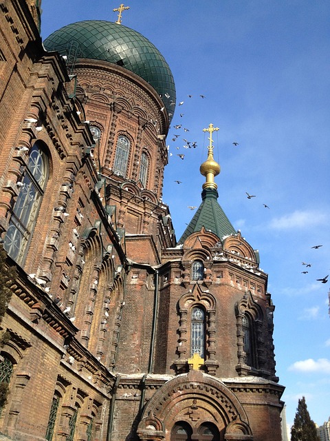 Harbin, Sofia-Kirche, Gebäude, Taube