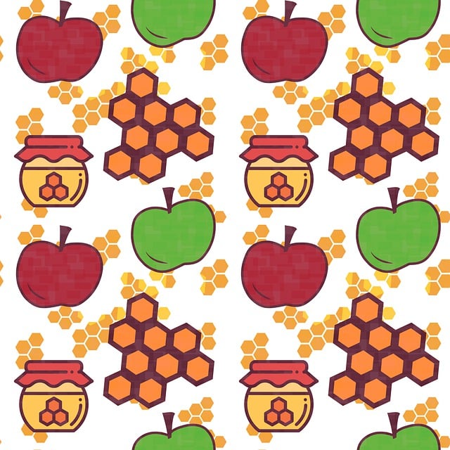 Free apples judaism honey illustration