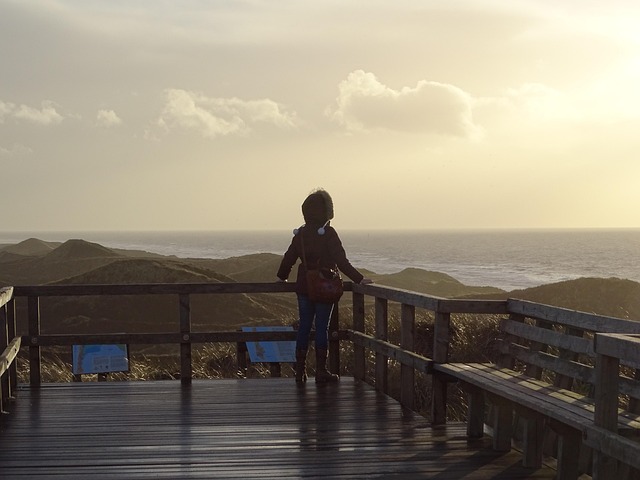 Free Woman Sunset photo and picture