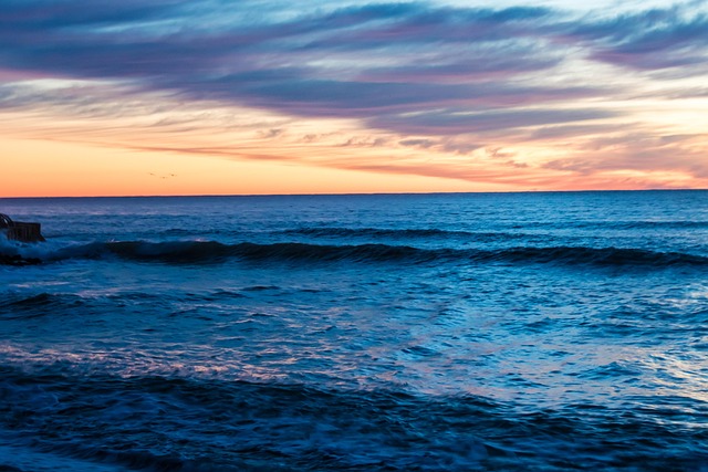 Strand, Natur, Sonnenaufgang, Wolken
