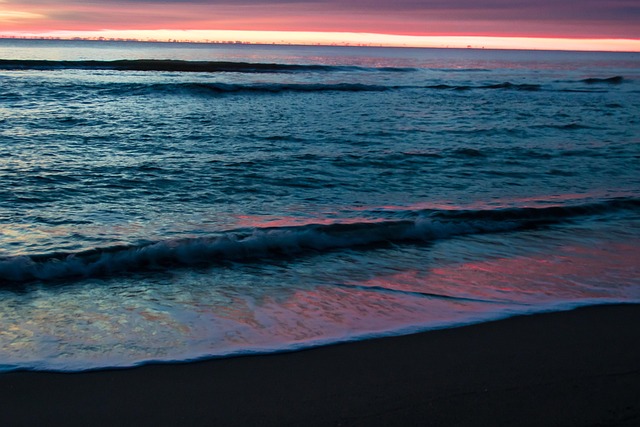 Strand, Natur, Sonnenaufgang, Wolken