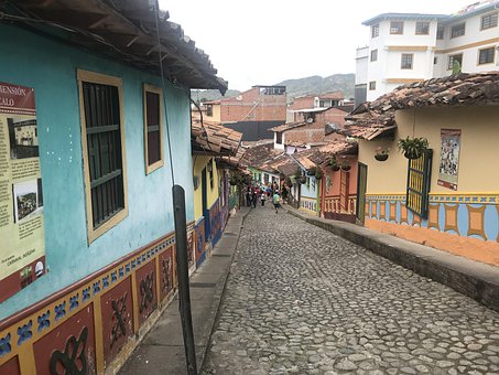 Kolumbien, Guatape, Antioquia, Fassaden