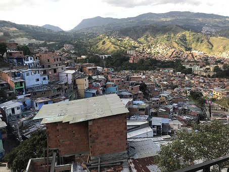 Medellin, Kolumbien, Barrio