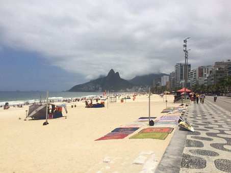 Ipanema Beach, Rio, Brasilien, Strand