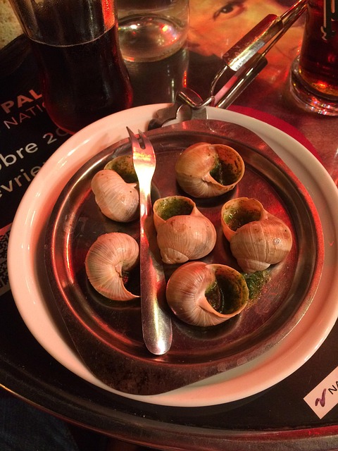 Paris, Schnecke, Bistro, Frankreich