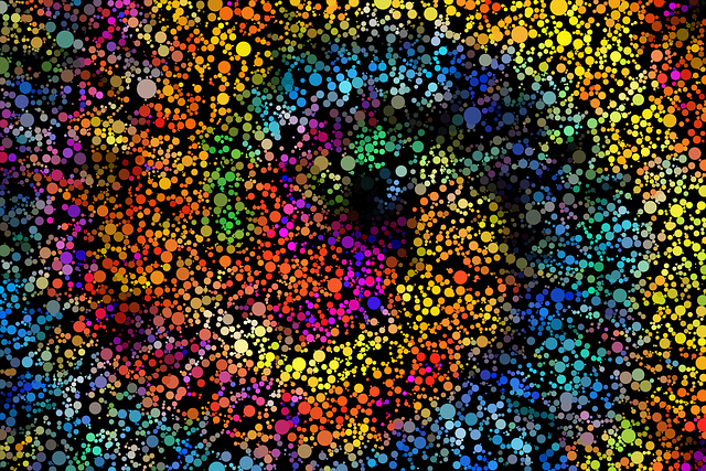 Free vortex circles background vector