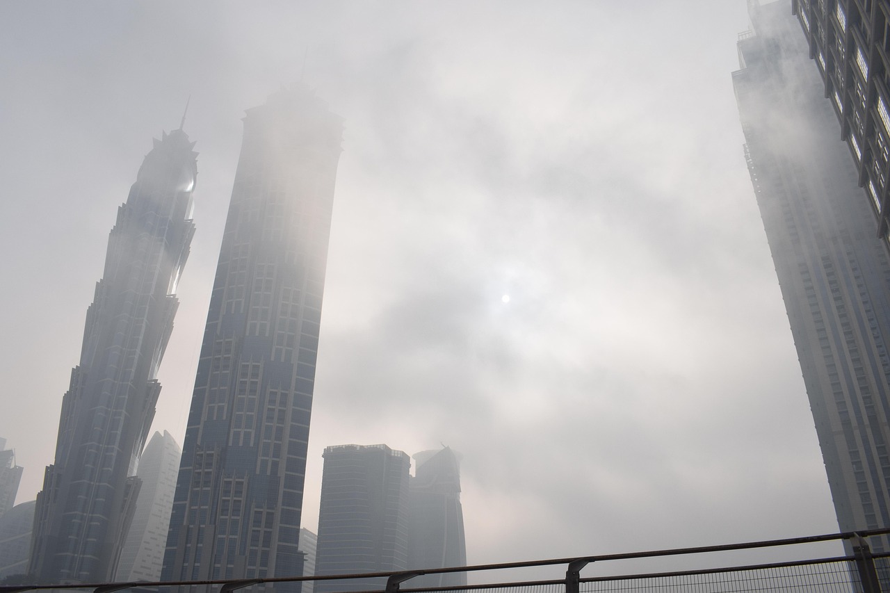 Foggy Weather City Dubai - Free photo on Pixabay