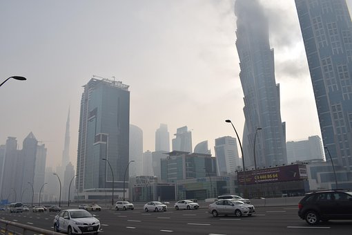 Free Foggy Weather City Weather photo and picture