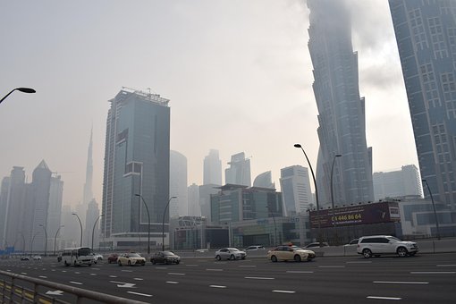 Free Foggy Weather City Weather photo and picture