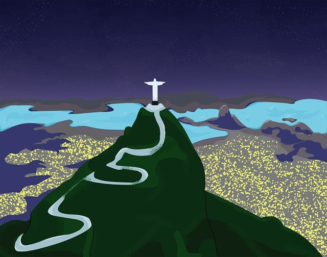 Free brazil carnival river illustration