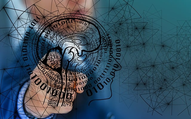 Free artificial intelligence brain think illustration