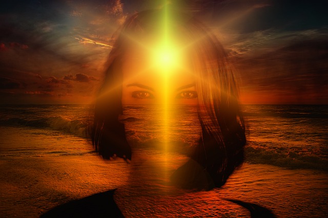 Download free HD stock image of Sunset Cloud Free sunset cloud woman illustration