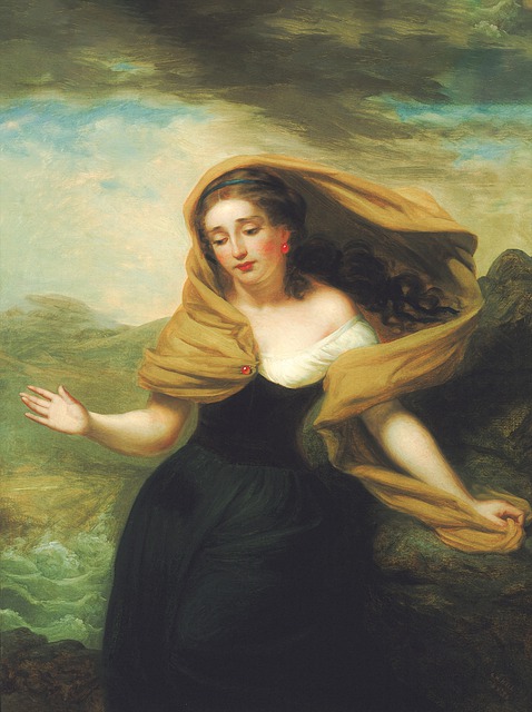 Free lady artwork george henry hall illustration