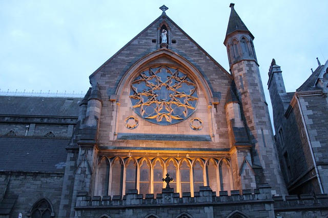 Kerk, Zonsondergang, Jezus, Lucht