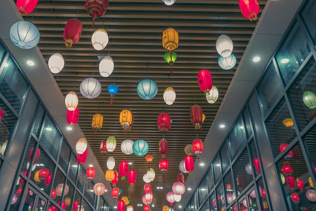 Hefei, Hon Straße, Nachtsicht, Lampe