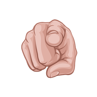 观点, 手, 指点