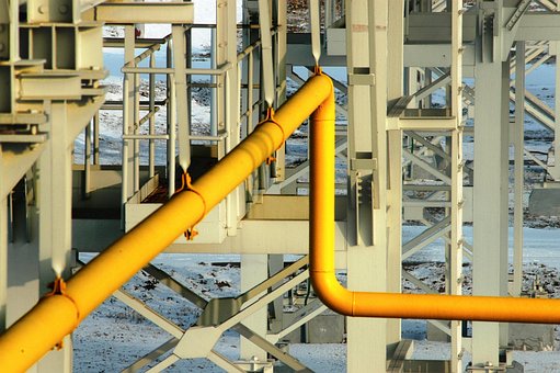 Industrie, Leitung, Stahl, Konstruktion