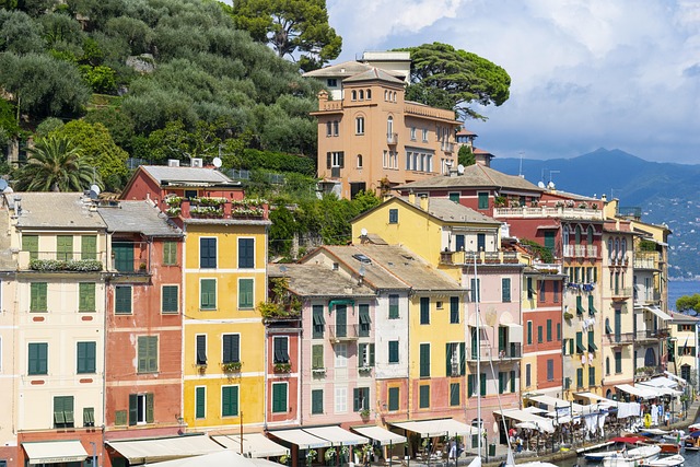 Free Colorful Portofino photo and picture