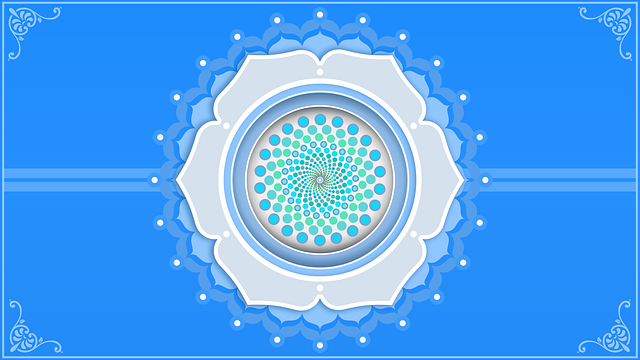 Free mandala flower art vector
