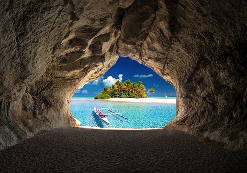 Grot, Eenzame Eiland, Polynesië