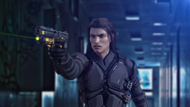 Soldaat, Science Fiction, Futuristisch