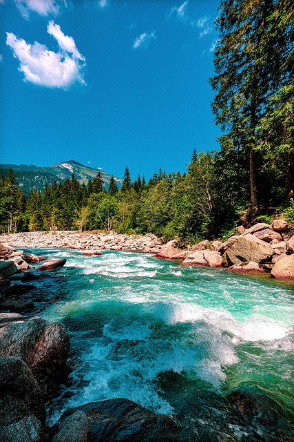 Natur, Wasserfälle, Landschaftlich, Nass
