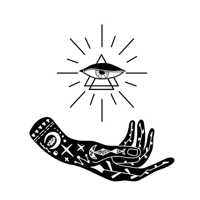 Free hand nature symbol illustration
