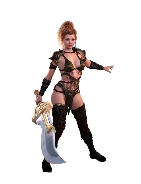 Free Woman Amazone illustration and picture