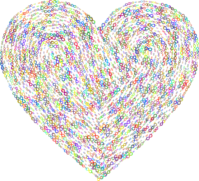 Free heart love infinity vector
