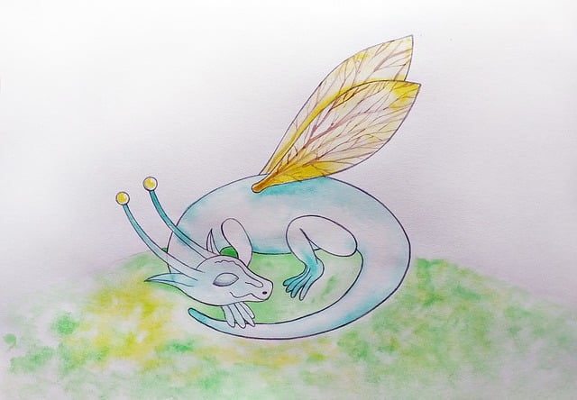 Free dragon wings nicely illustration
