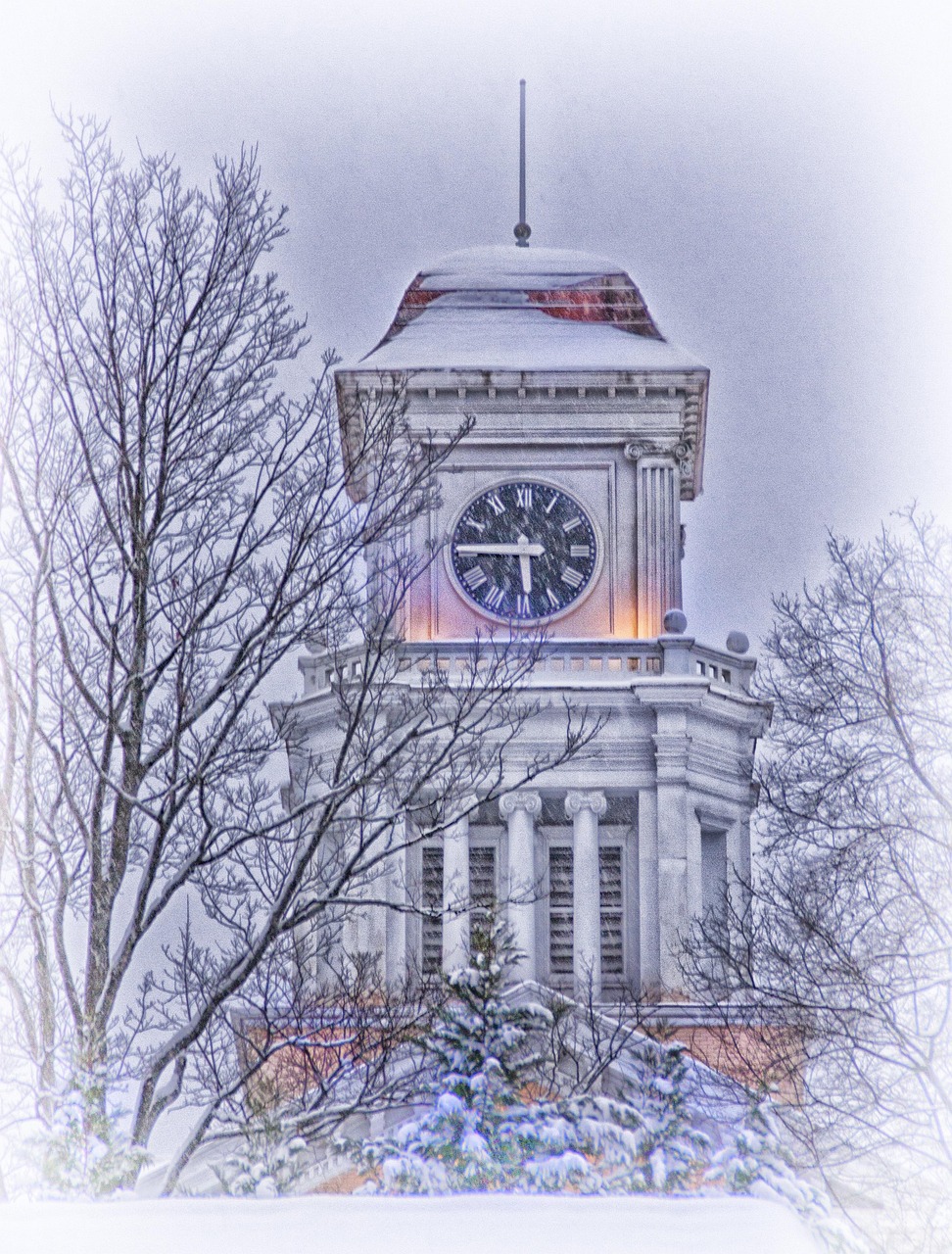 Clock Winter Time Free photo on Pixabay Pixabay