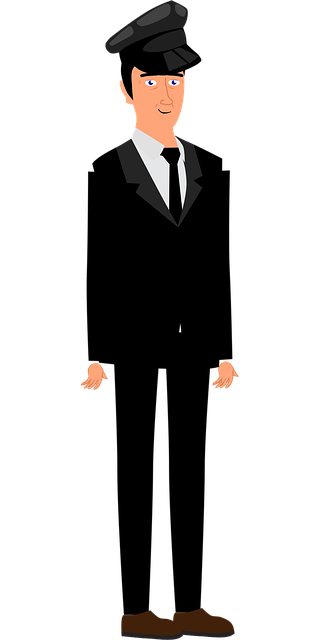 Free chauffeur driver taxi illustration