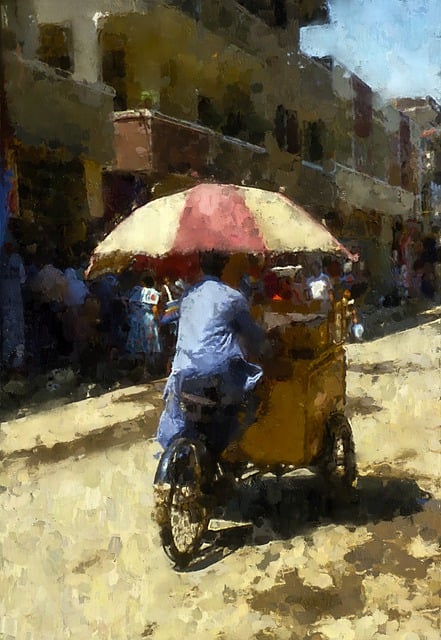 Free oil painting paint painting illustration