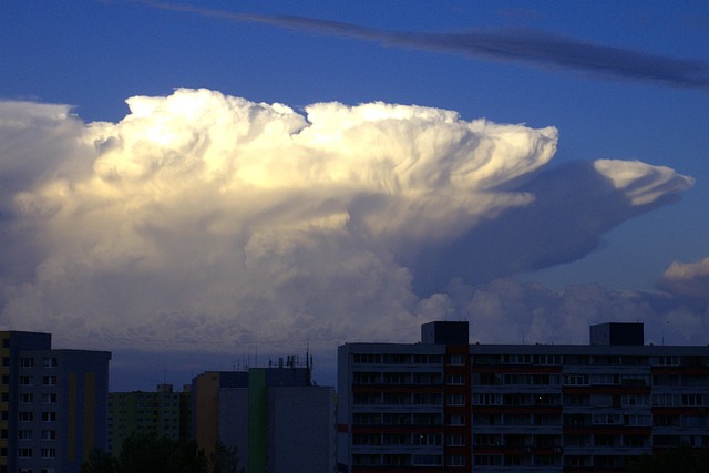 Free Houses Clouds photo and picture