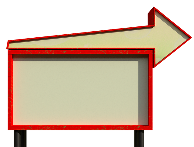 Free metal sign sign arrow illustration