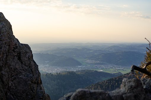 Bjerge, Sort Skov, Landskab, Natur