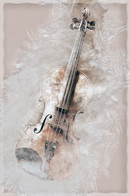 Free violin classic instrument illustration