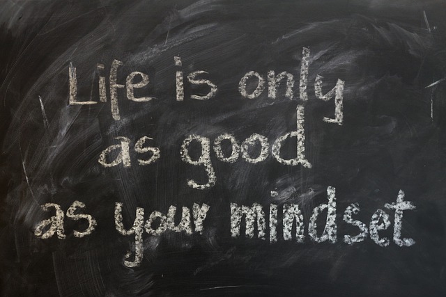 Free think way of thinking mentality illustration