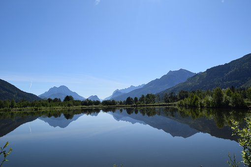 See, Natur, Wasser, Spiegelung