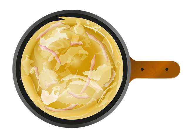 Free omelette egg onions illustration