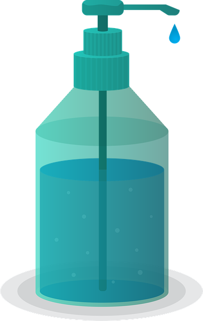 Free hand sanitizer wash hygiene vector