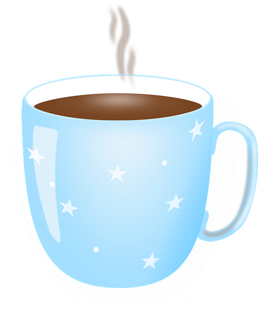 Kaffe, Cup, Blå, Drikke, Frokost, Varmt