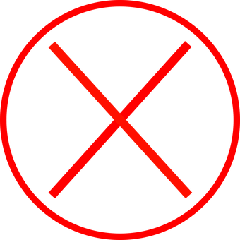 Kreuz, Falsch, Fehler, Wahl, Symbol